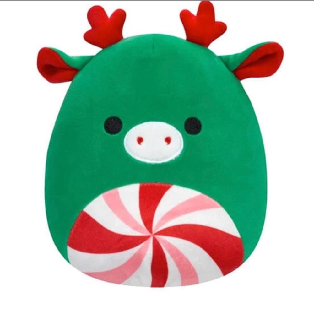 ❄️NWT LIMITED EDITION 8” Squishmallow Zumir the Peppermint Moose Holiday 2023 ❄️